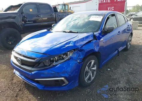 2020 Honda Civic Lx from USA, damaged, VIN 19XFC2F68LE024924